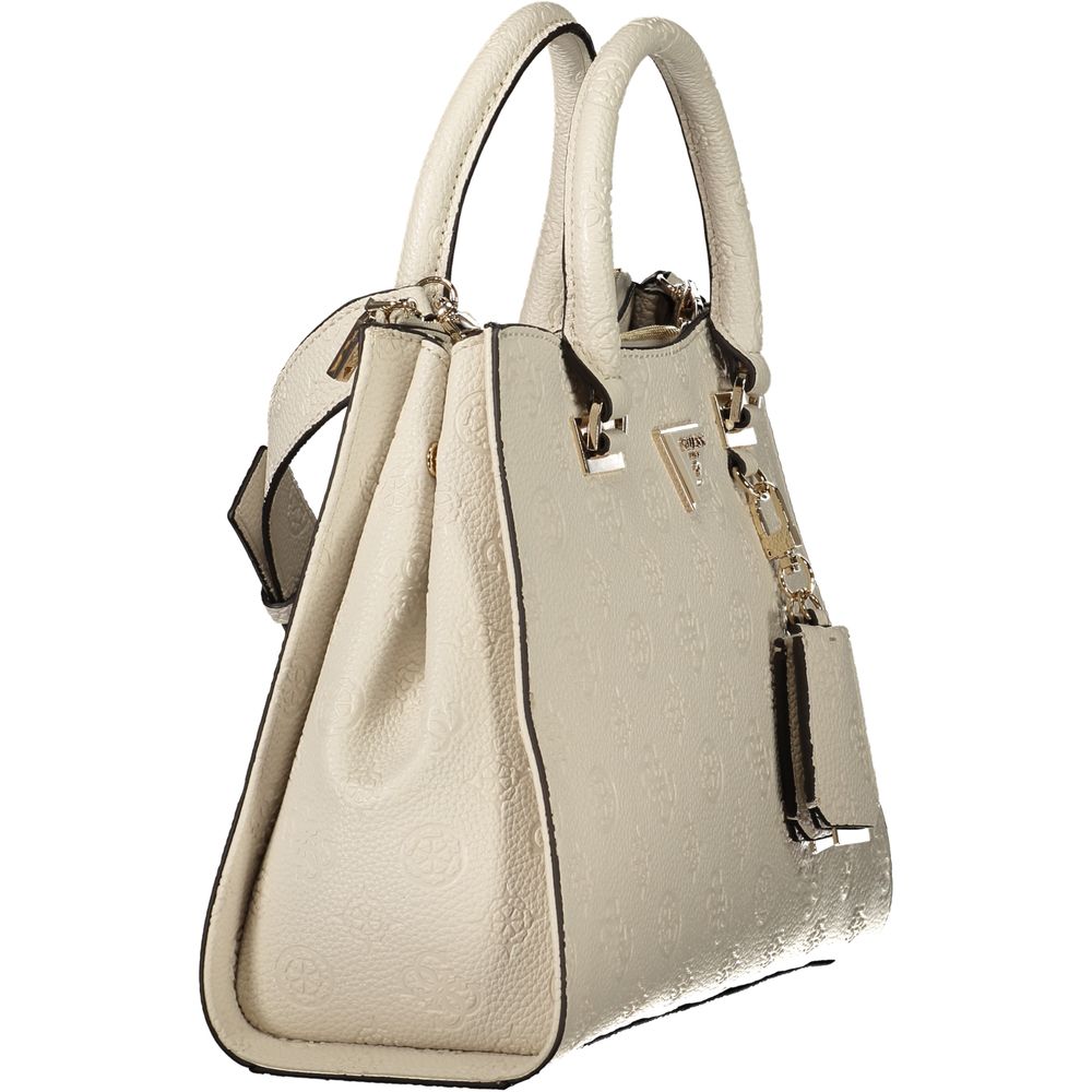 Guess Jeans Beige Polyethylene Women Handbag
