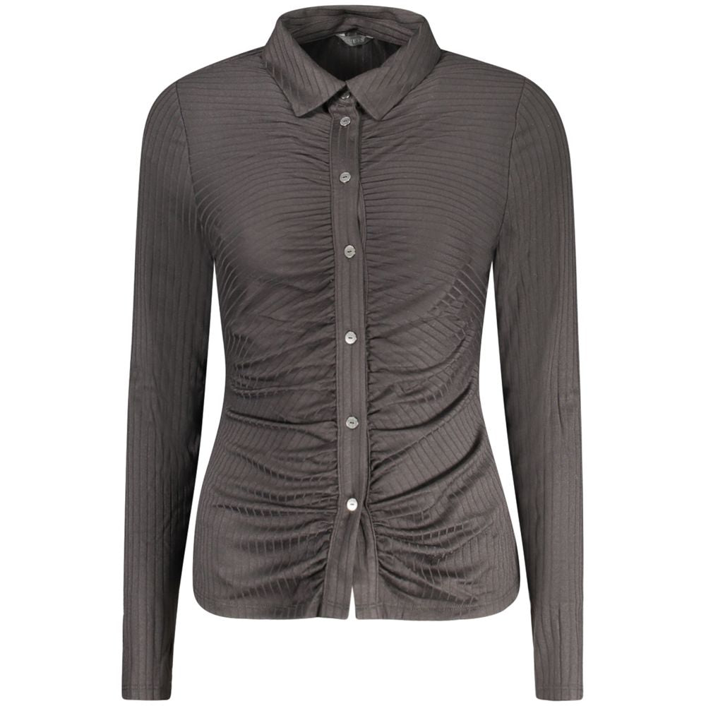Guess Jeans Black Polyester Shirt