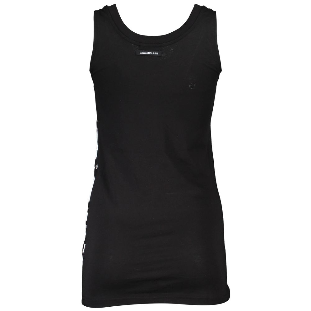 Cavalli Class Black Cotton Women's Tank Top