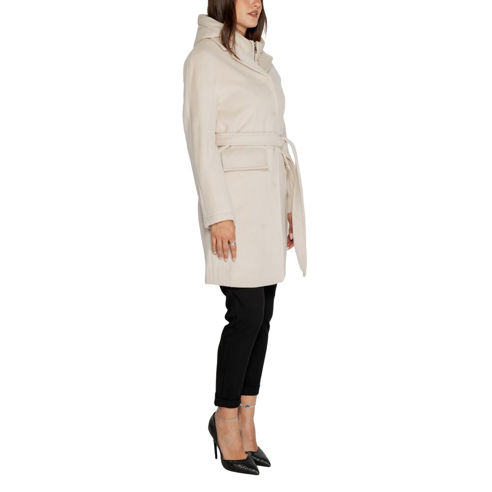 Cleré Beige Polyester Coat