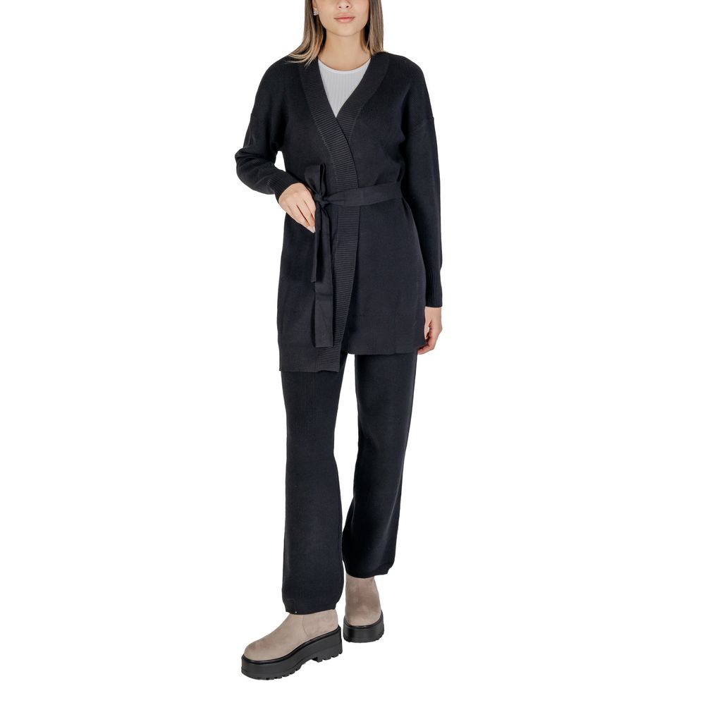 Cleré Black Viscose Cardigan