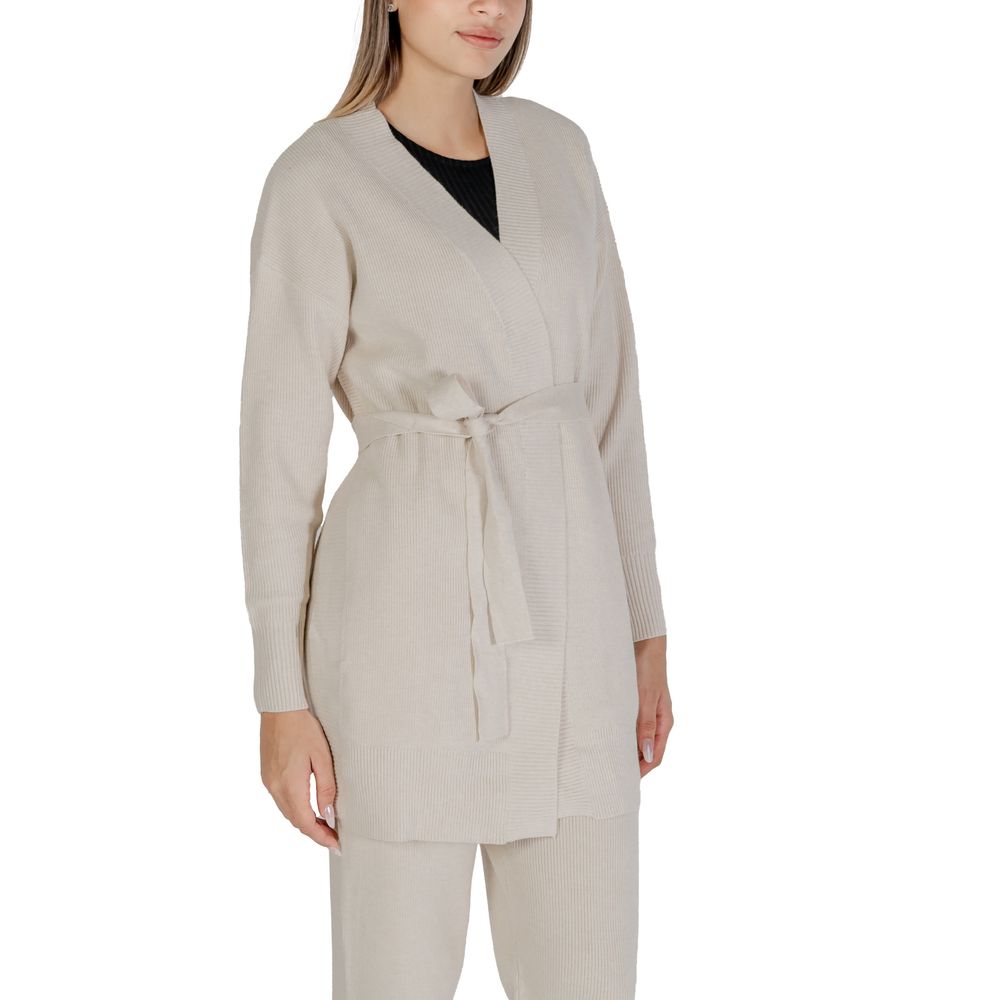 Cleré Beige Viscose Cardigan