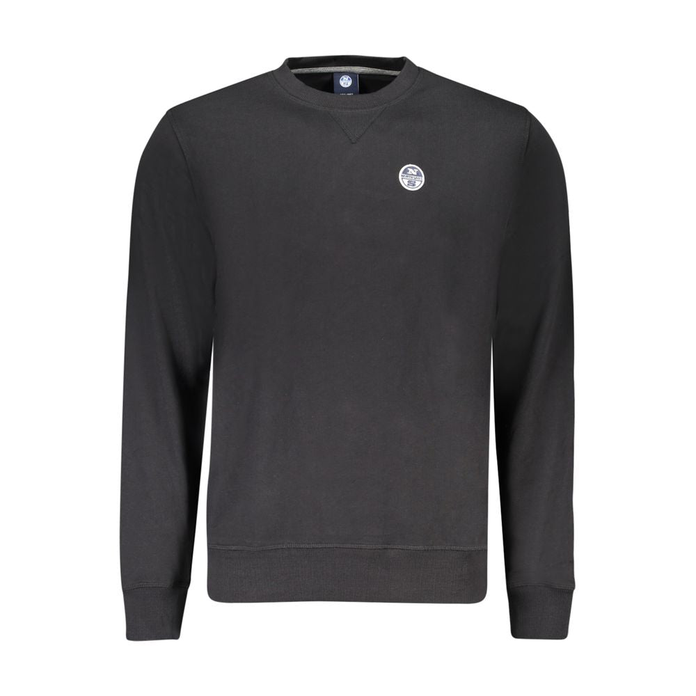 North Sails Black Cotton Sweatshirt