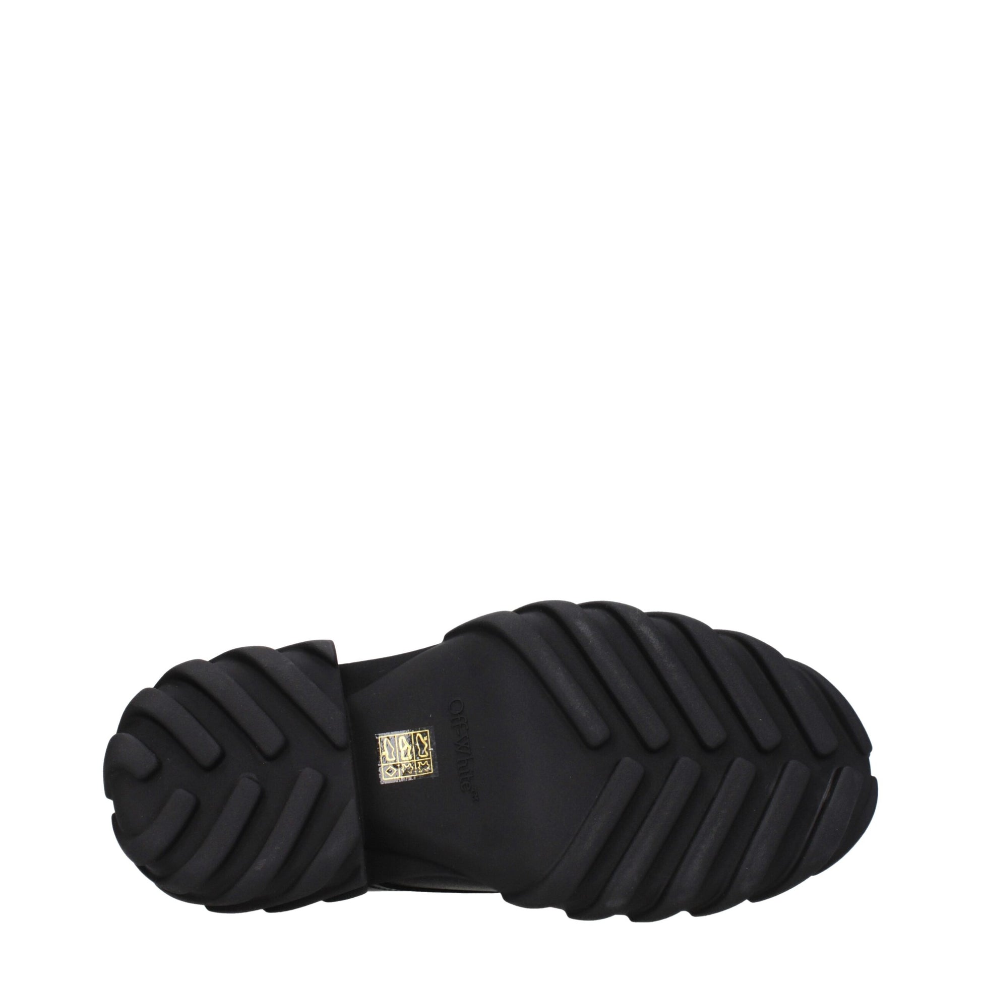 Off-White Black Leather Oxfords And Derbies