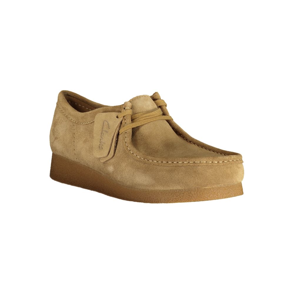 Clarks Beige Suede Men Sneaker