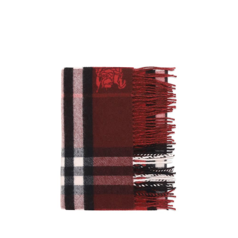 Burberry Bordeaux Cashmere Scarf