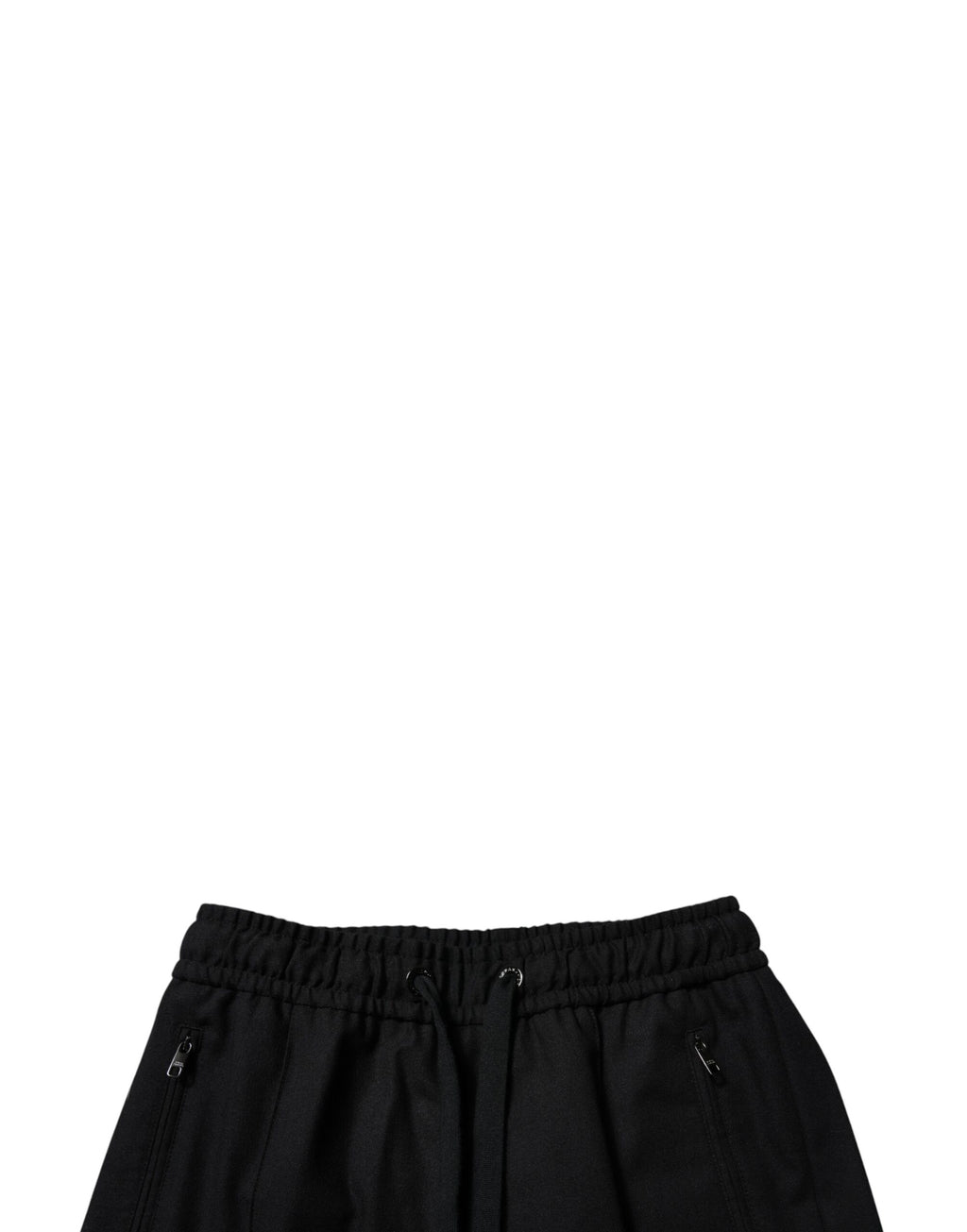 Dolce & Gabbana Black Wool Skinny Jogger Men Trouser Pants