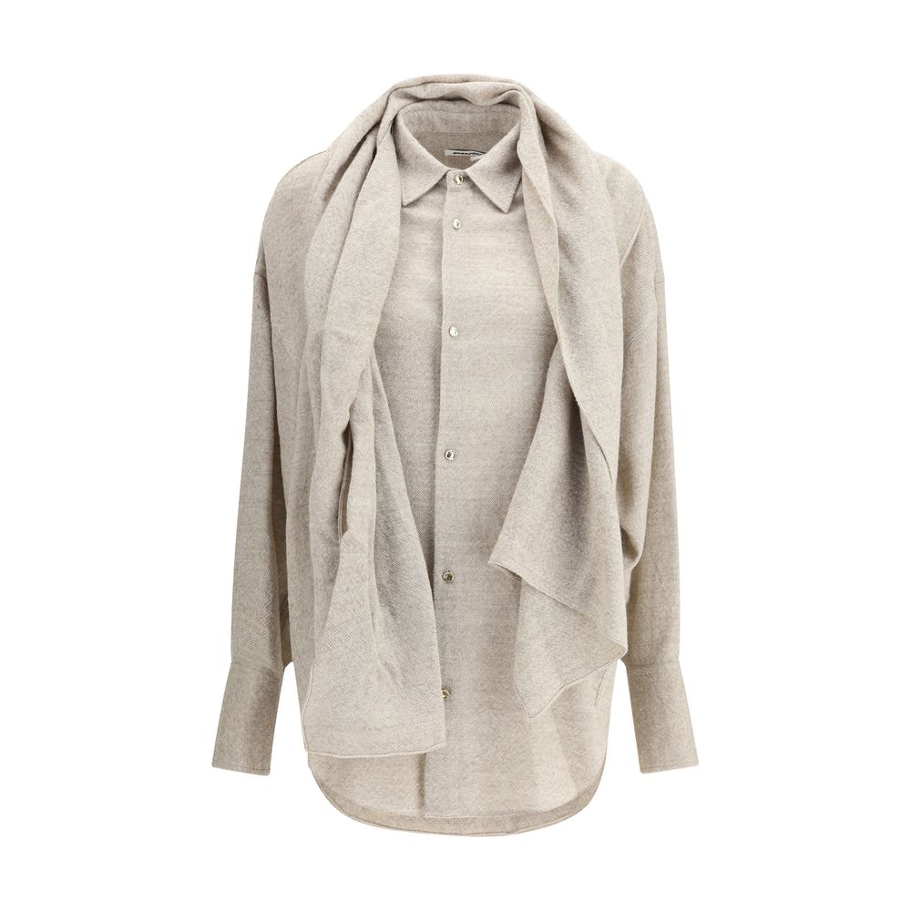 Darkpark Georgia Shirt with detachable matching scarf