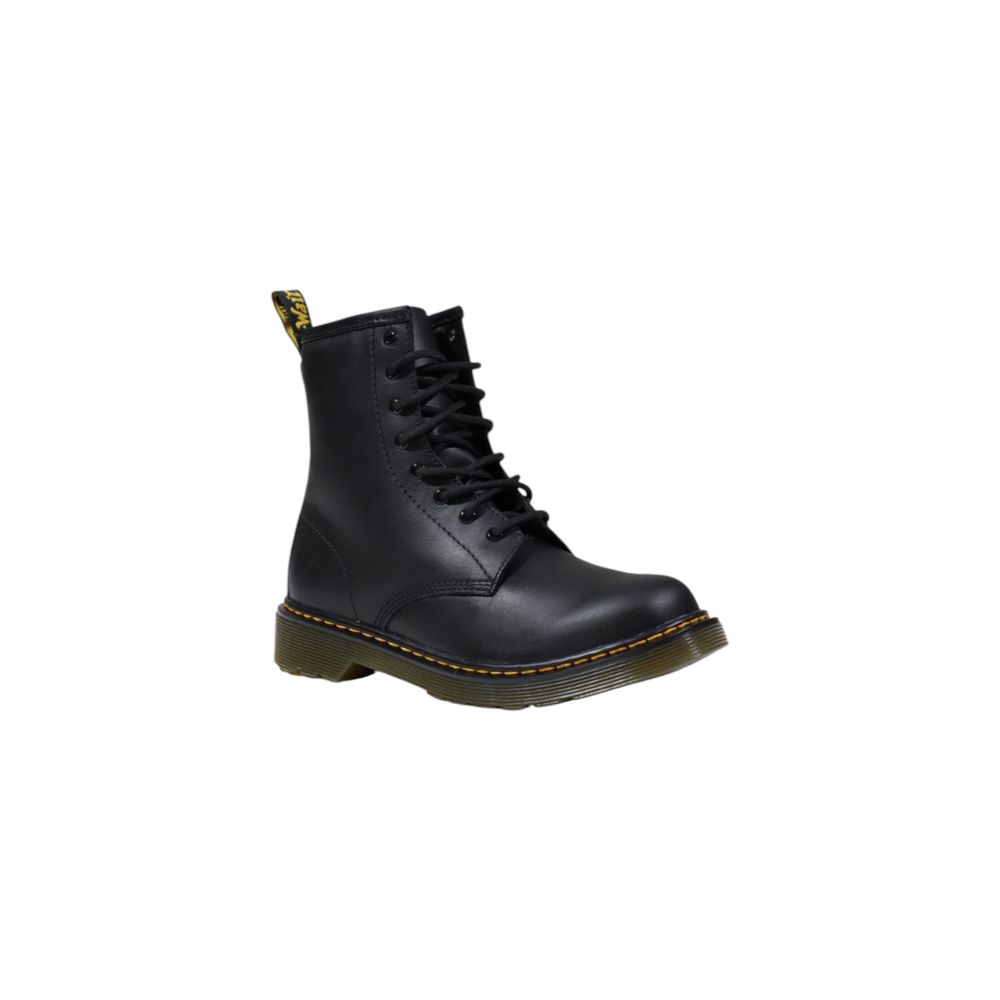 Dr. Martens Black Leather Lace-Up Boots
