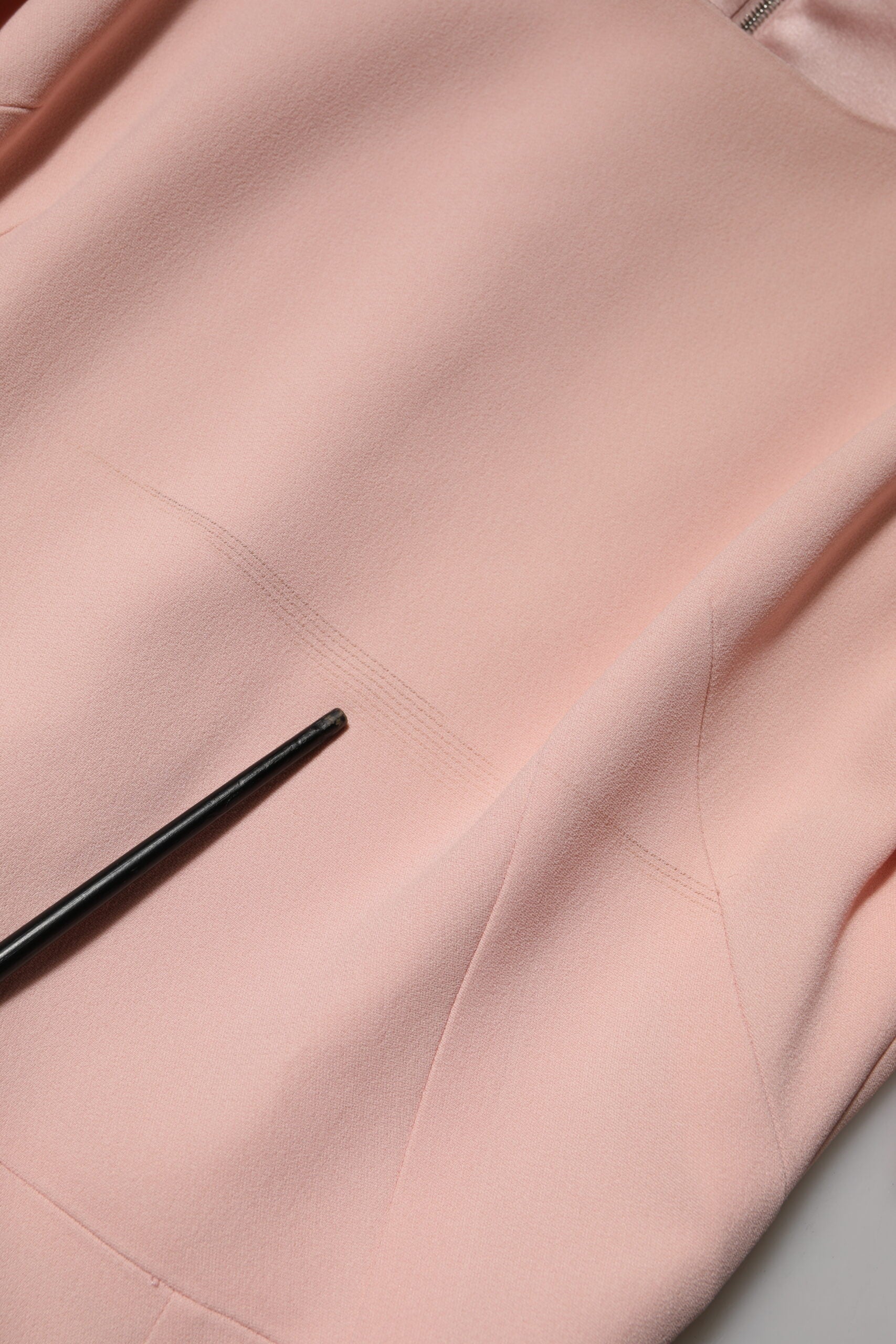 Dolce & Gabbana Pink Viscose Fit Flared Sheath Midi Dress