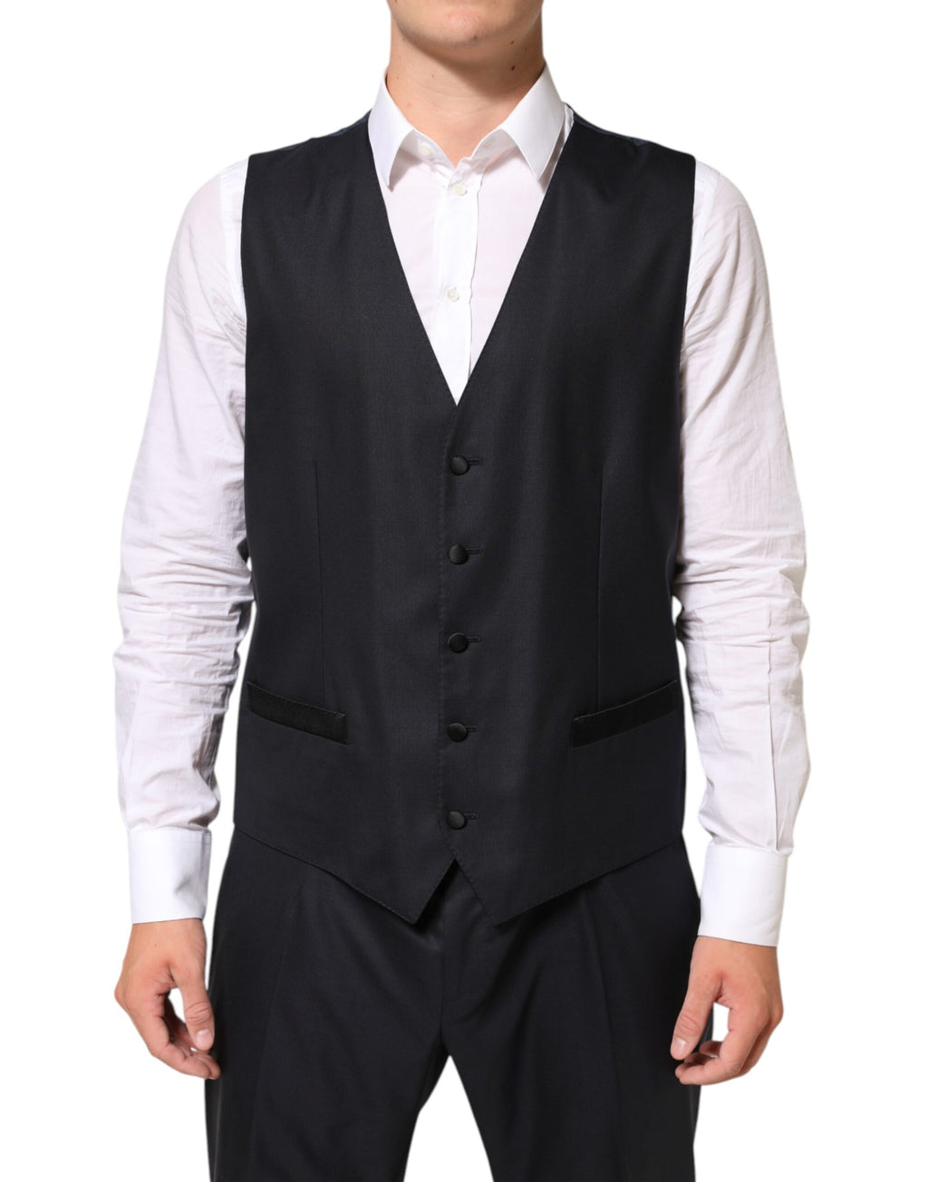 Dolce & Gabbana Black MARTINI 2 Buttons Suit 3 Piece Suit