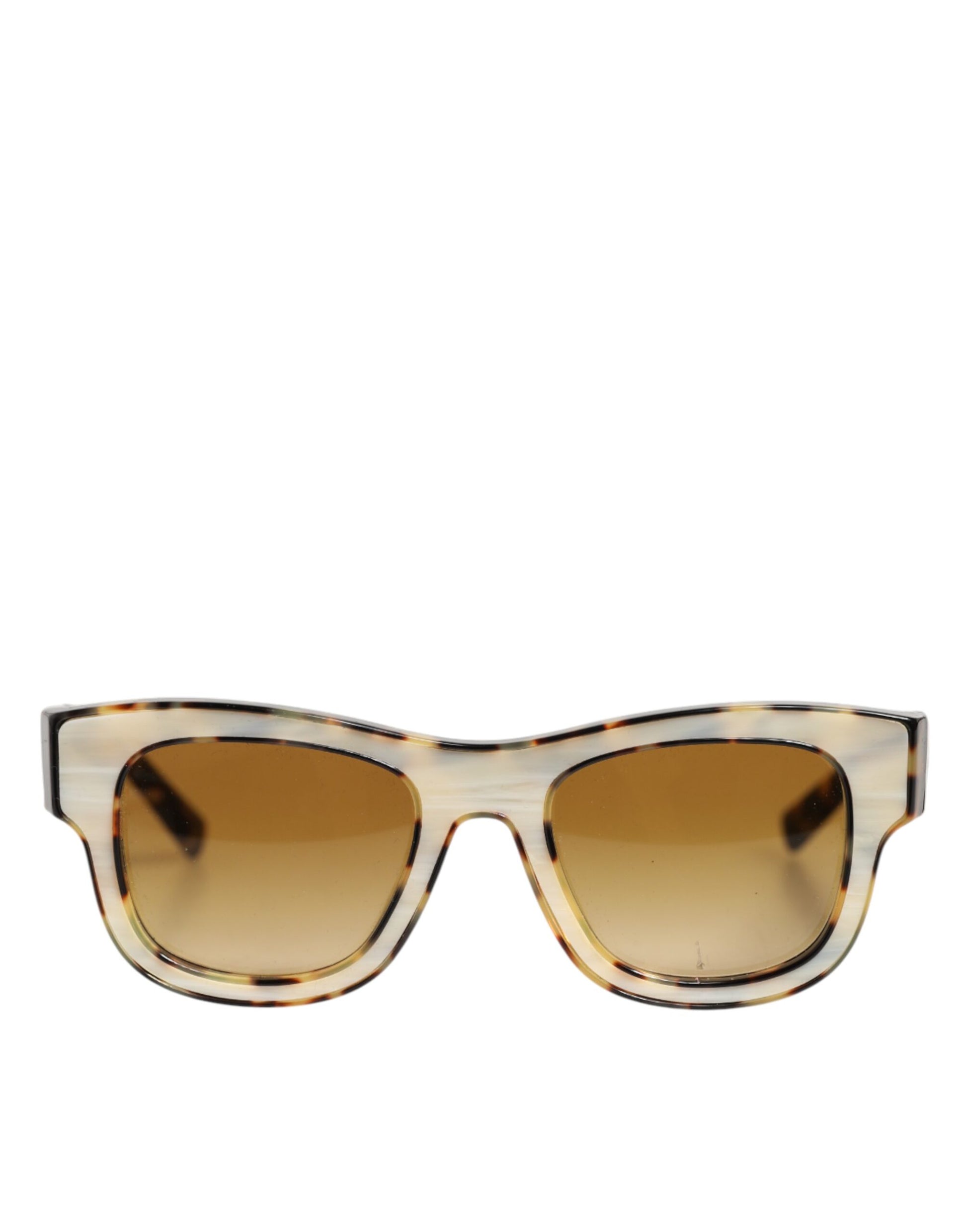 Dolce & Gabbana DG4379F White Tortoiseshell Gradient Acetate Shades Sunglasses