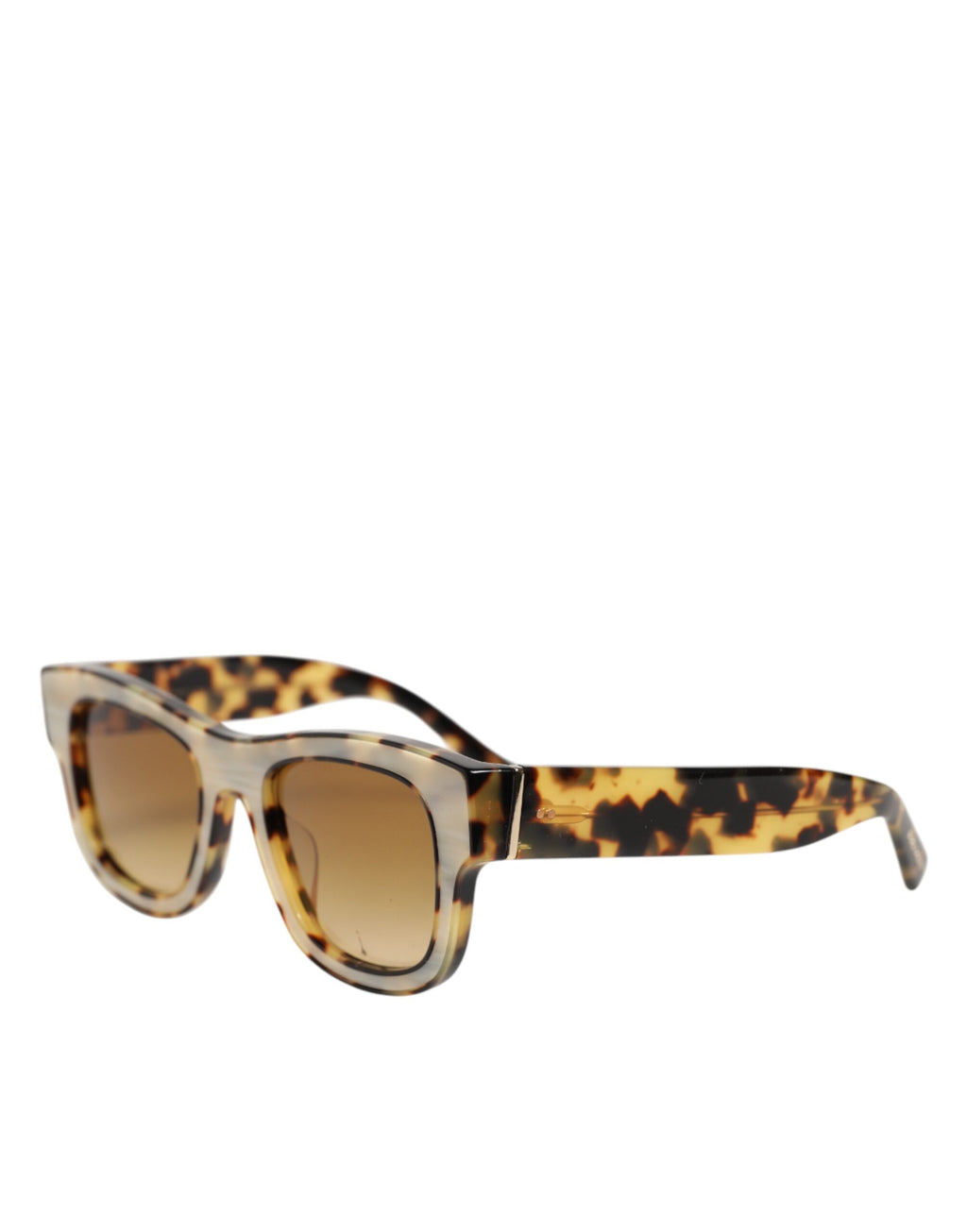 Dolce & Gabbana DG4379F White Tortoiseshell Gradient Acetate Shades Sunglasses