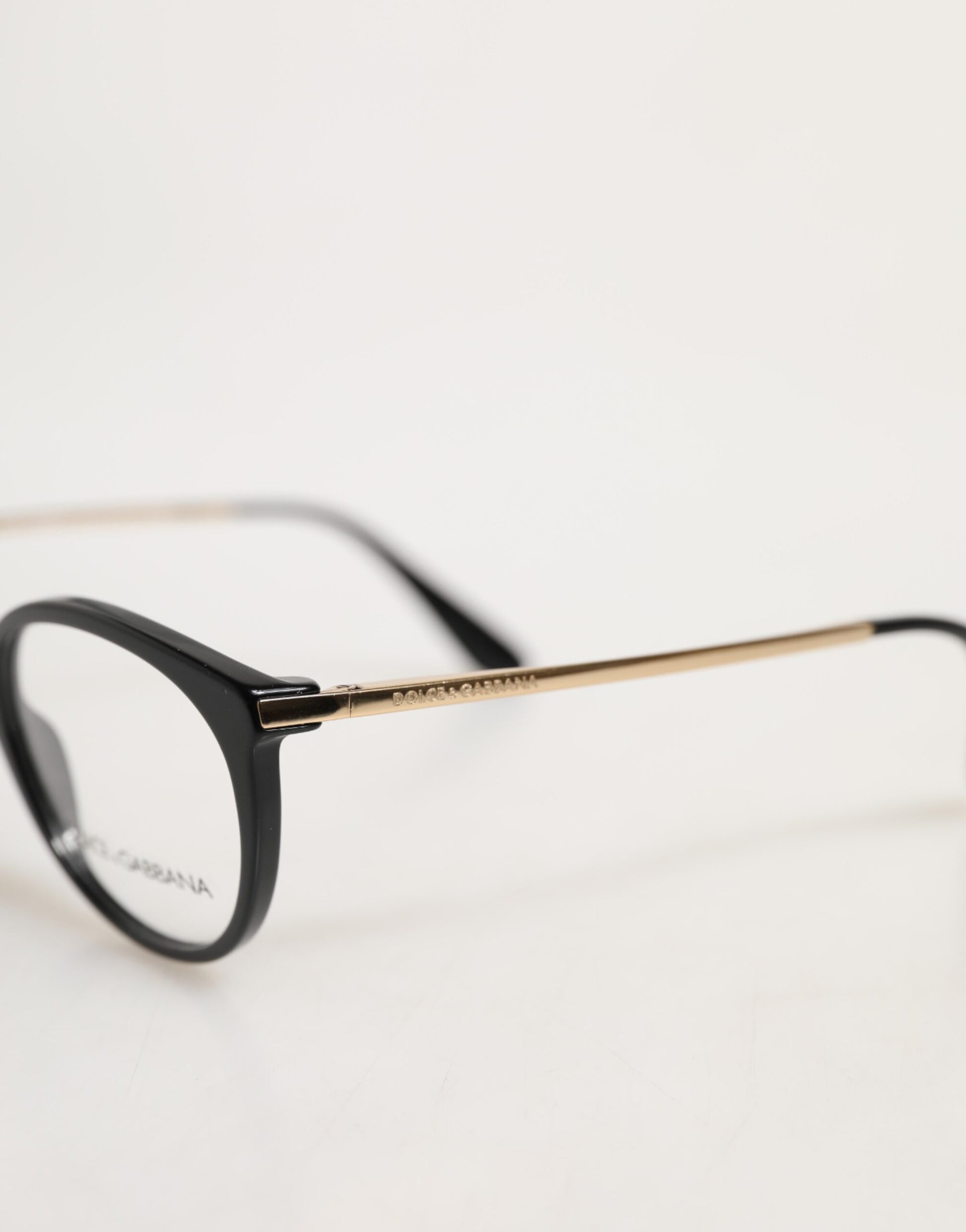 Dolce & Gabbana Black Acetate Cat Eye Frame Eyeglass Reading Glass