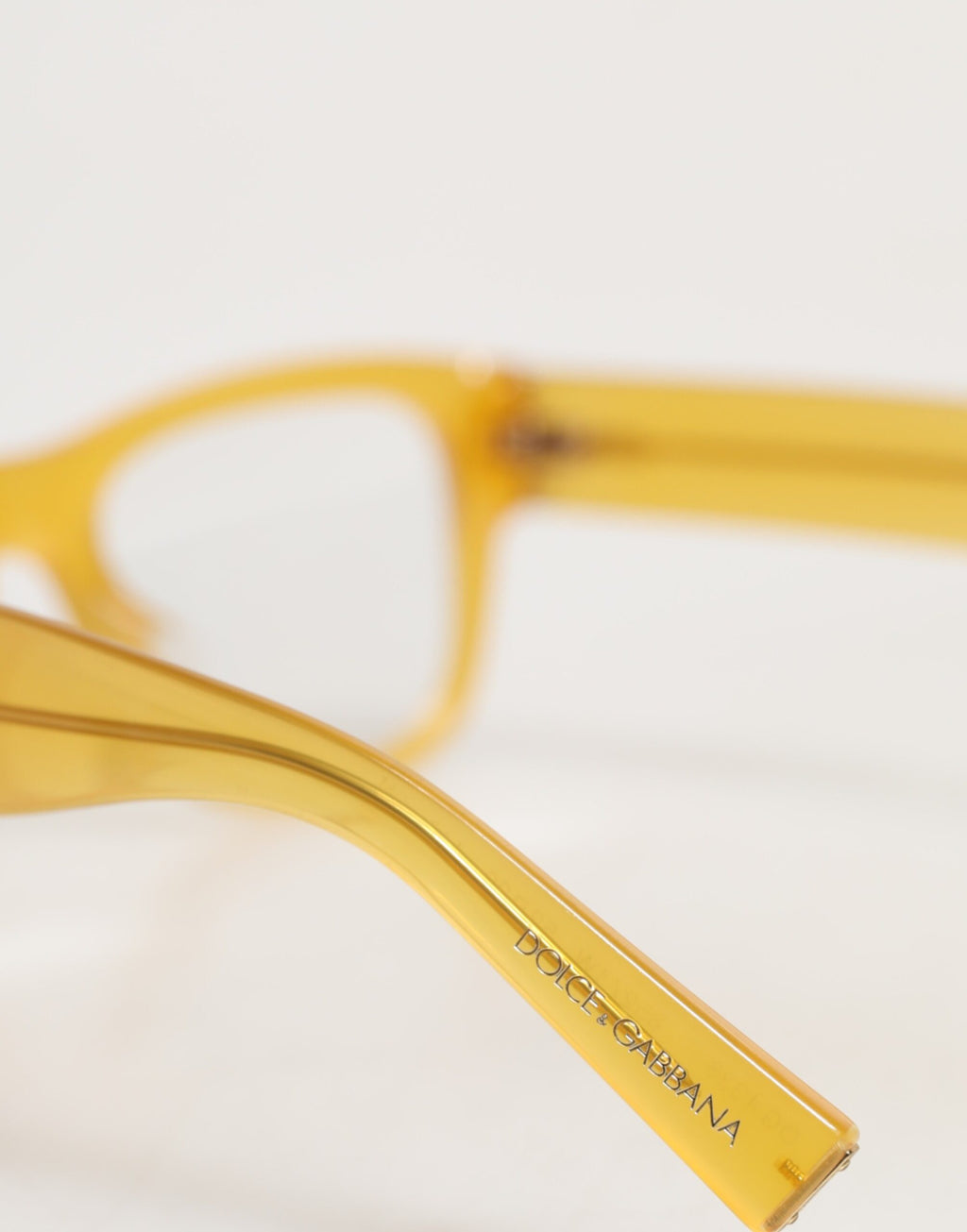 Dolce & Gabbana DG4338F Yellow Acetate Eccentric Sartorial Sunglasses