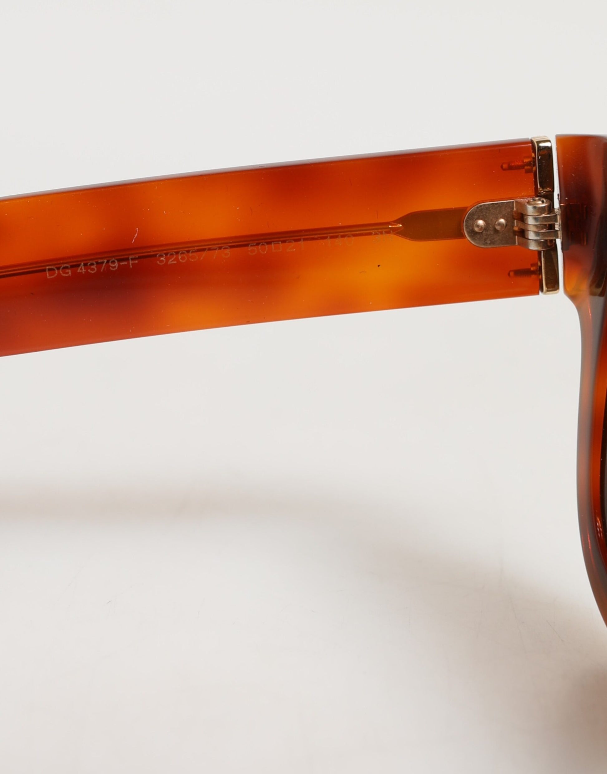 Dolce & Gabbana DG4391 Green Brown Acetate Square Frame Unisex Sunglasses