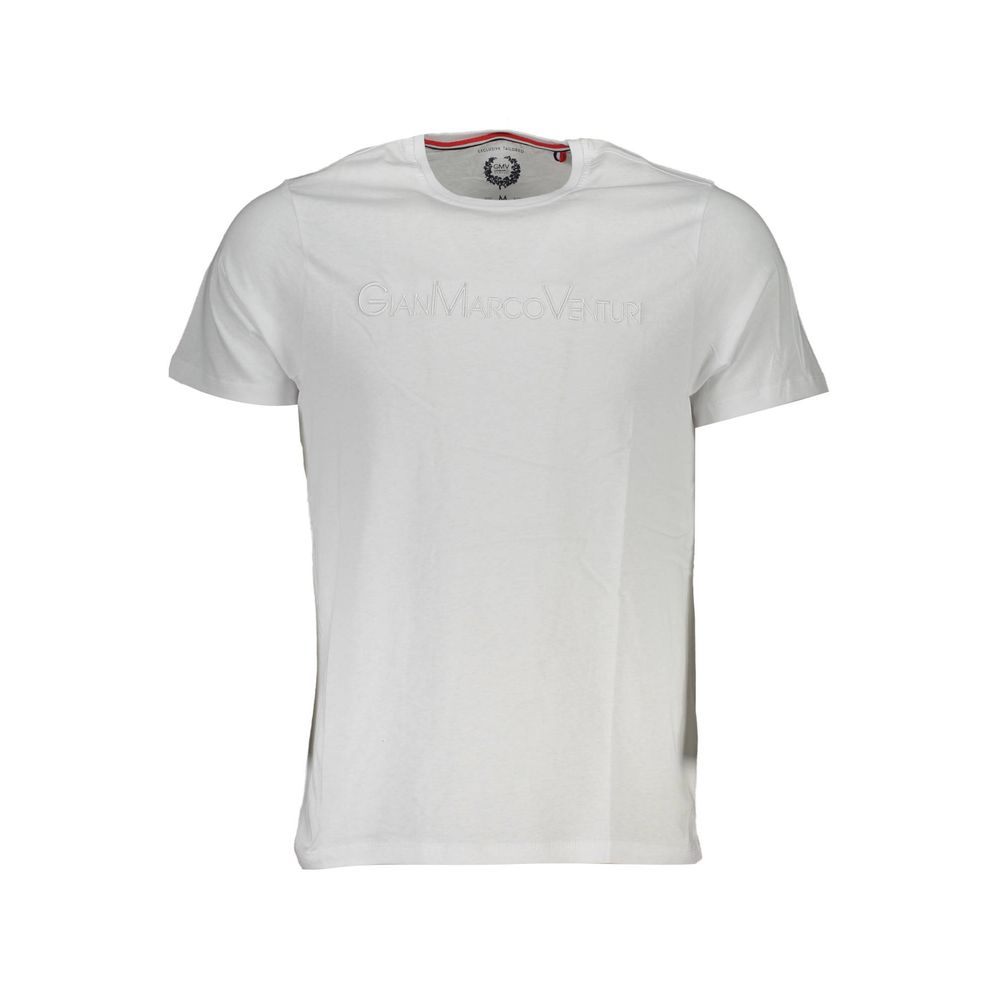 Gianmarco Venturi White Cotton T-Shirt