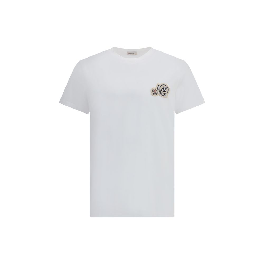 Moncler White Cotton T-Shirt