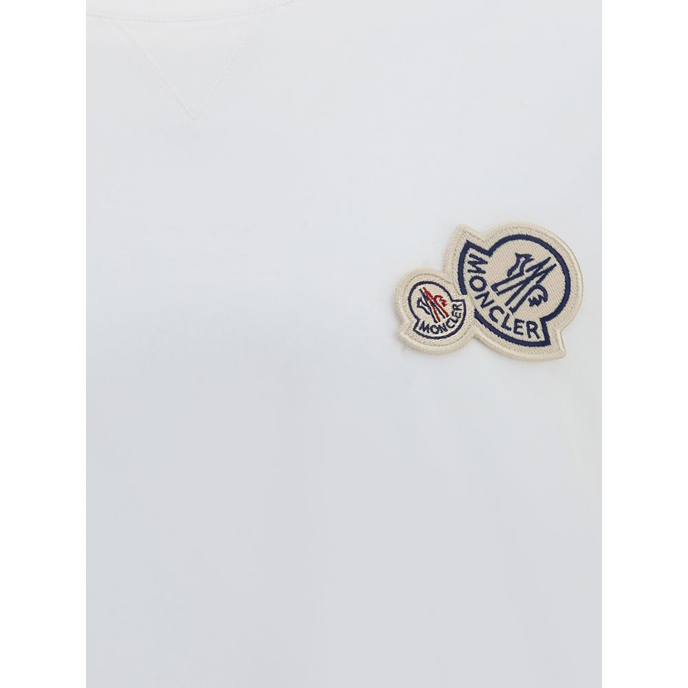 Moncler White Cotton T-Shirt