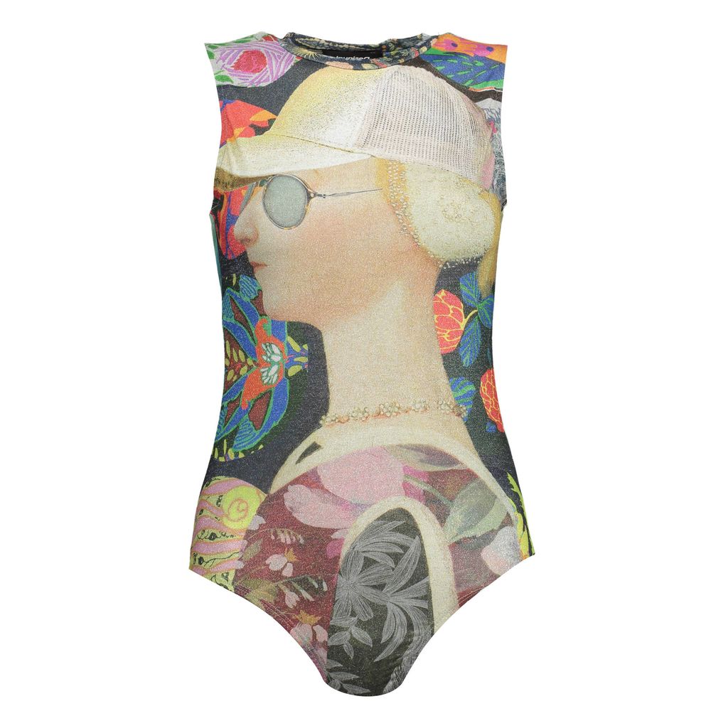 Desigual Green Polyester Bodysuit