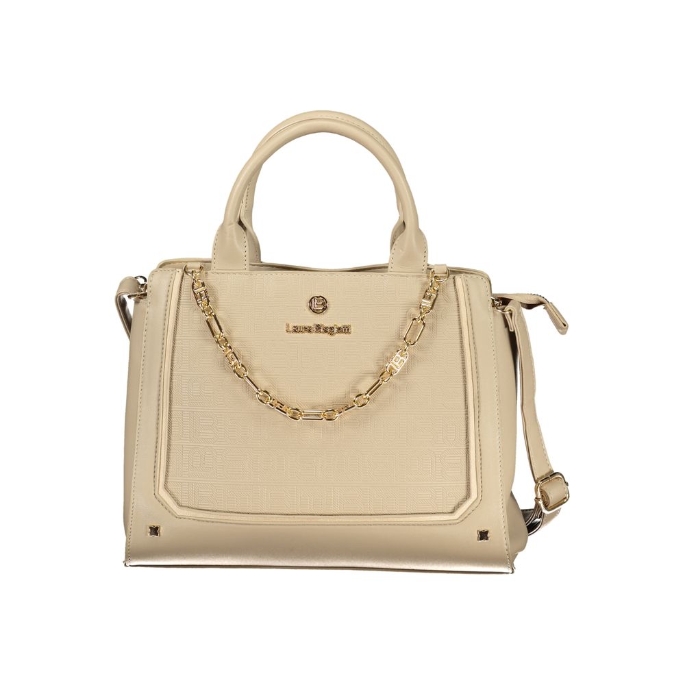Laura Biagiotti Beige PVC Women Handbag