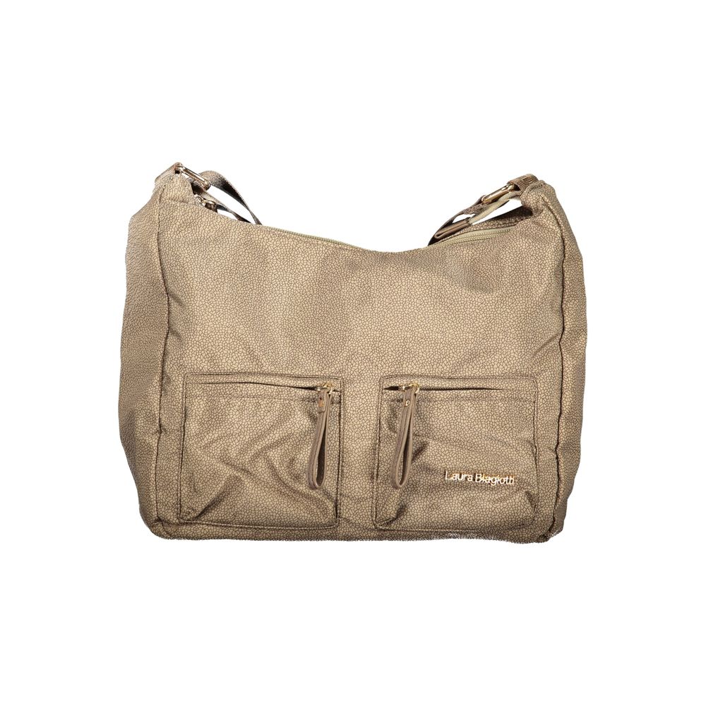 Laura Biagiotti Beige Polyester Women Handbag