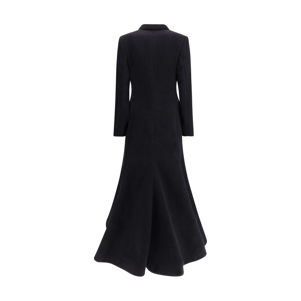 Balenciaga Black Wool Coat