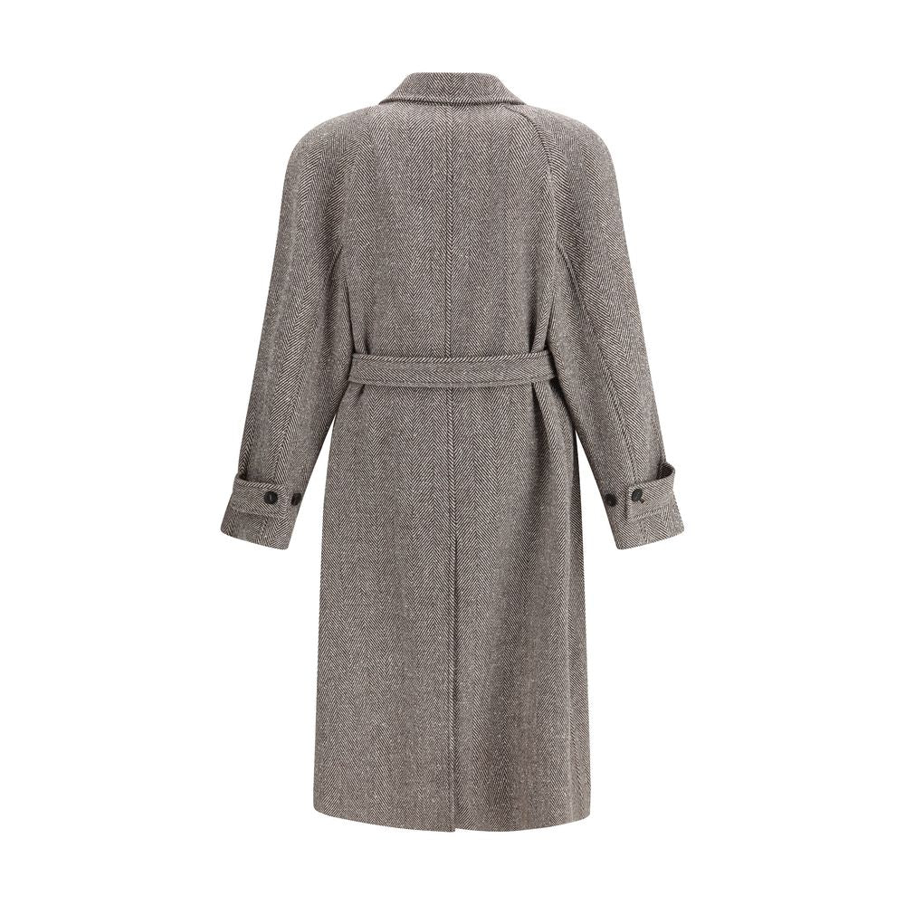 Ferragamo Beige Wool Coat