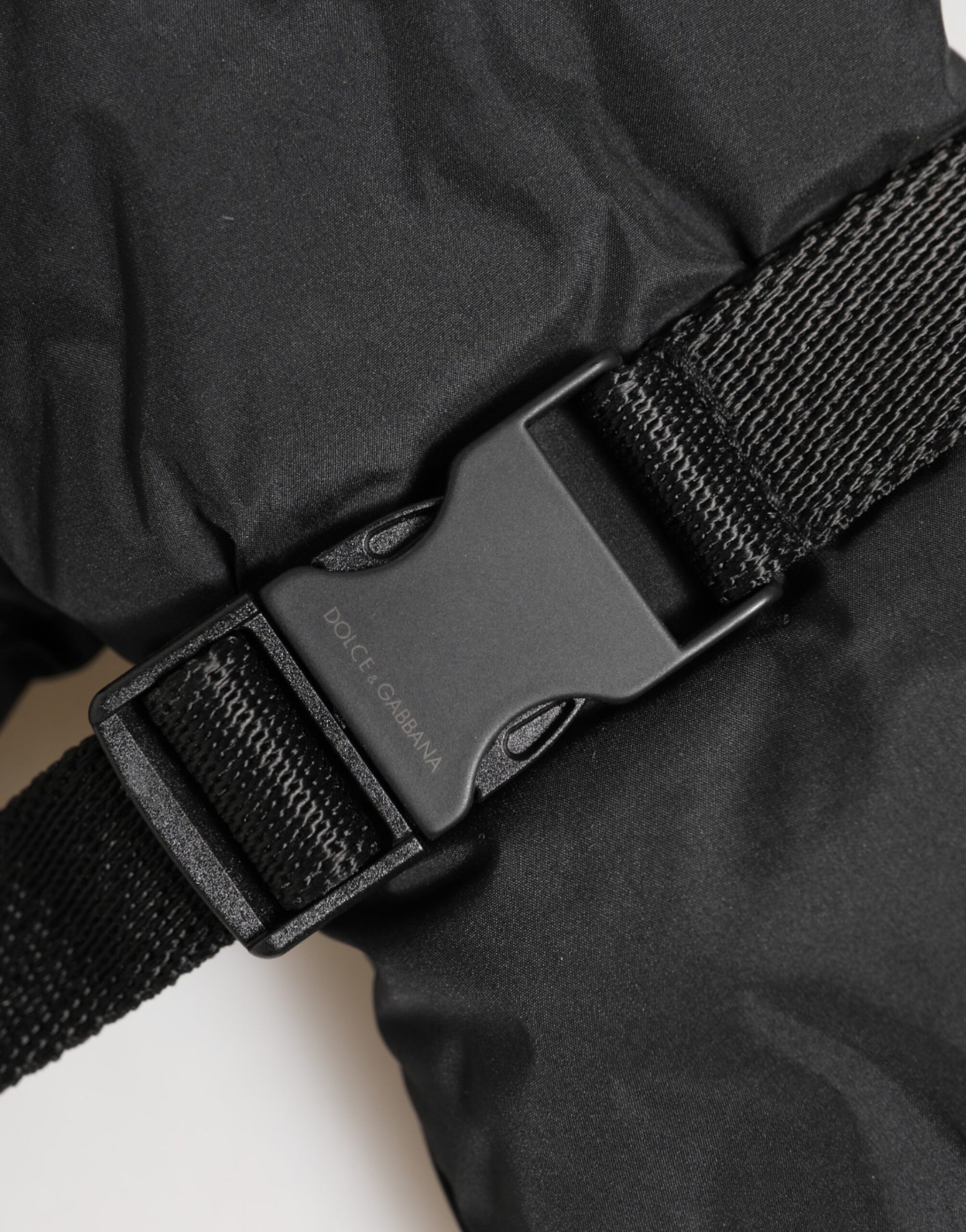 Dolce & Gabbana Black Windproof Ski Winter Warm Non Slip Gloves