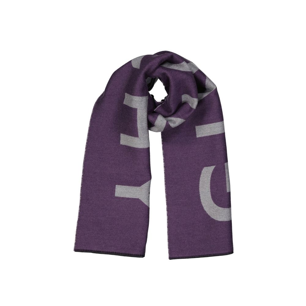 Givenchy Purple Virgin Wool Scarf