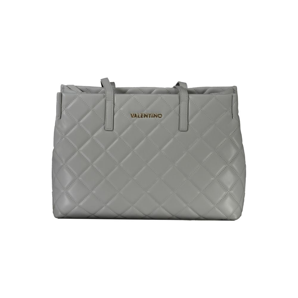 Mario Valentino Gray Polyethylene Handbag