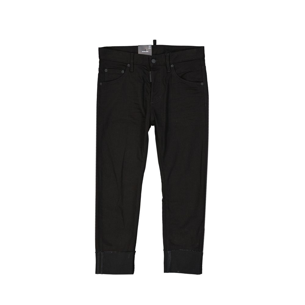 Dsquared² Black Cotton Jeans Denim