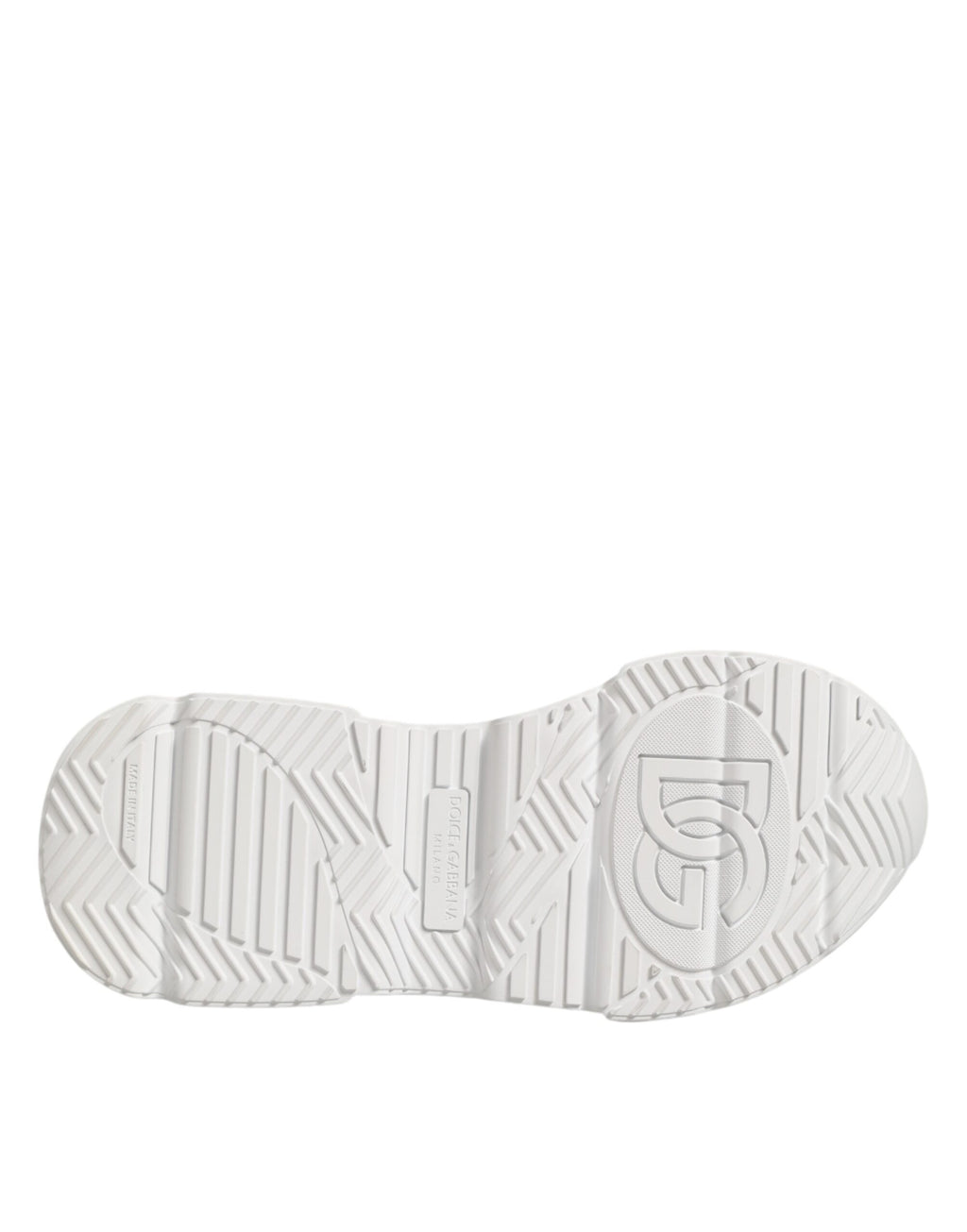 Dolce & Gabbana White Leather Daymaster Low Top Sneakers Shoes