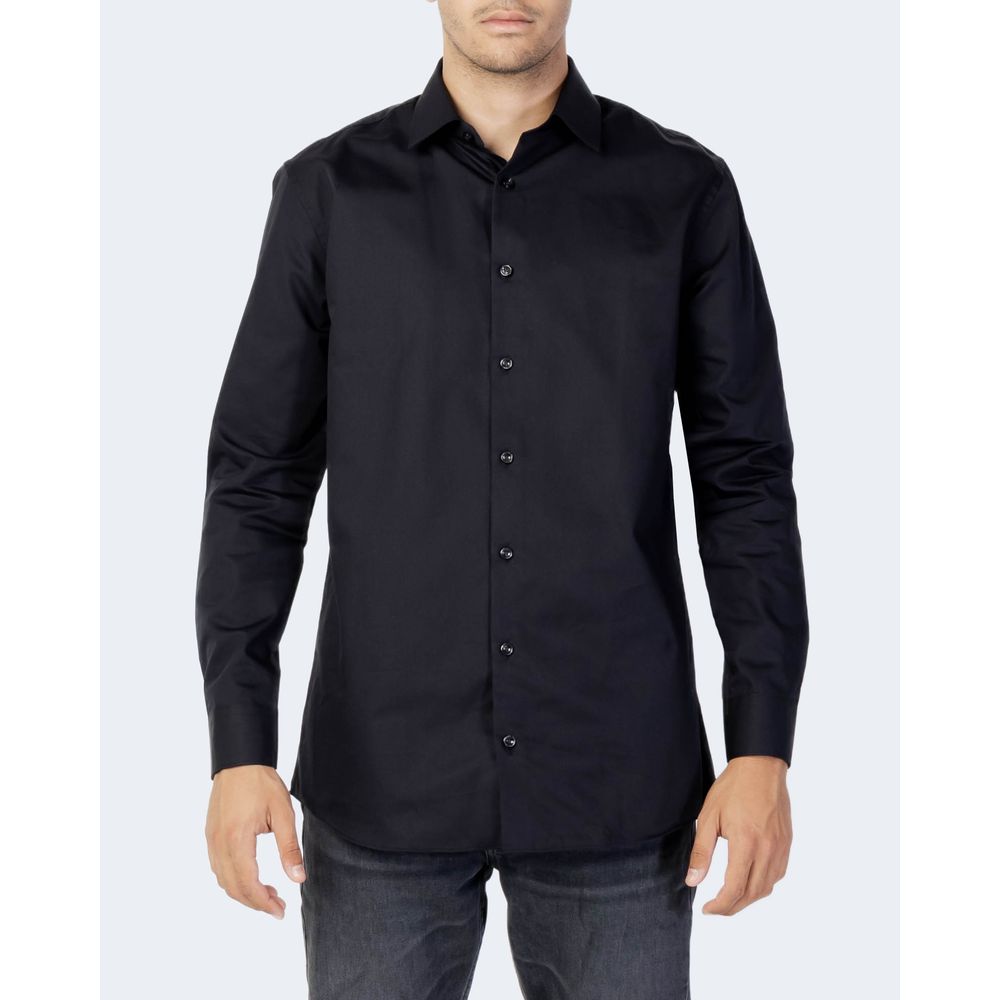 Selected Black Cotton Dress Shirt