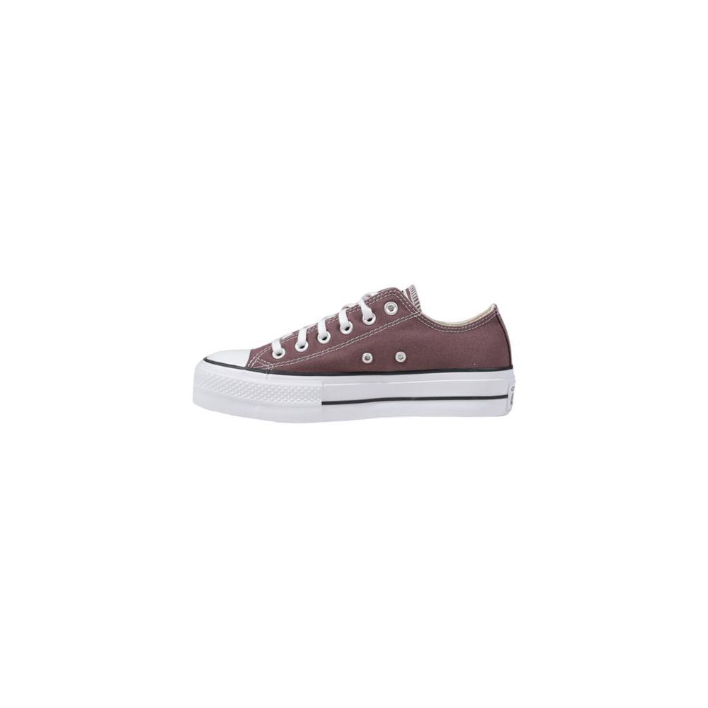 Converse Purple Fabric Low Top Sneakers