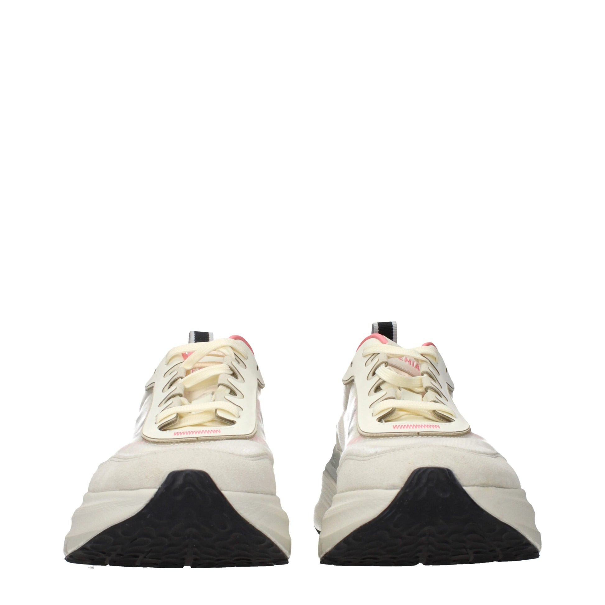 Premiata Beige Fabric Chunky Sneakers