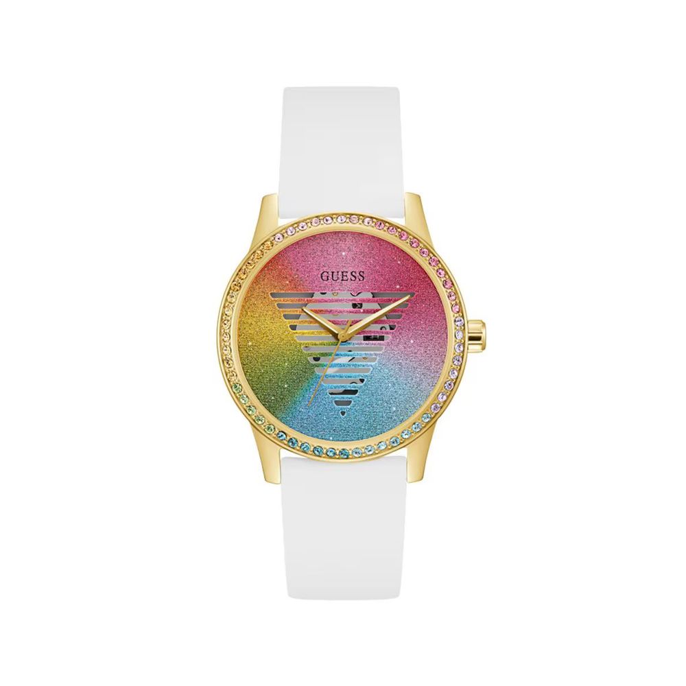 Guess White Synthetic Dress Watch
