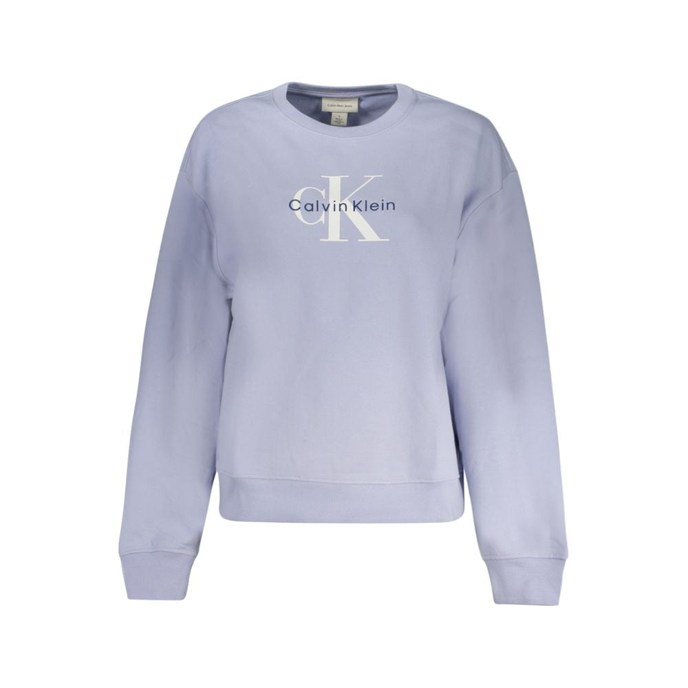Calvin Klein Purple Cotton Sweatshirt