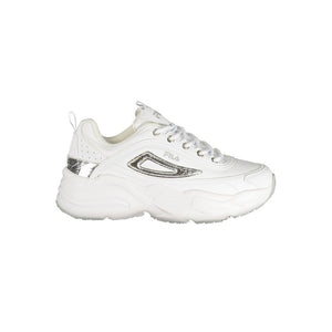 Fila White Polyester Women Sneaker