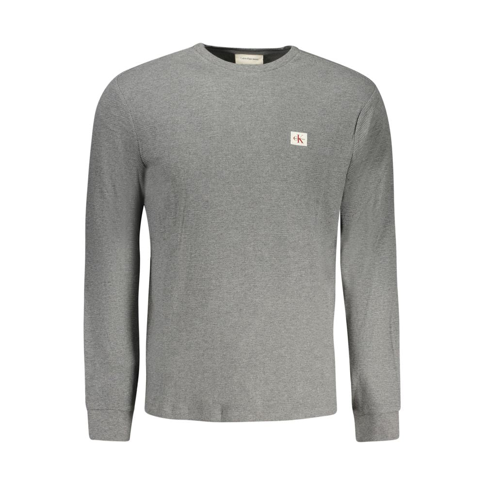 Calvin Klein Gray Cotton Sweater
