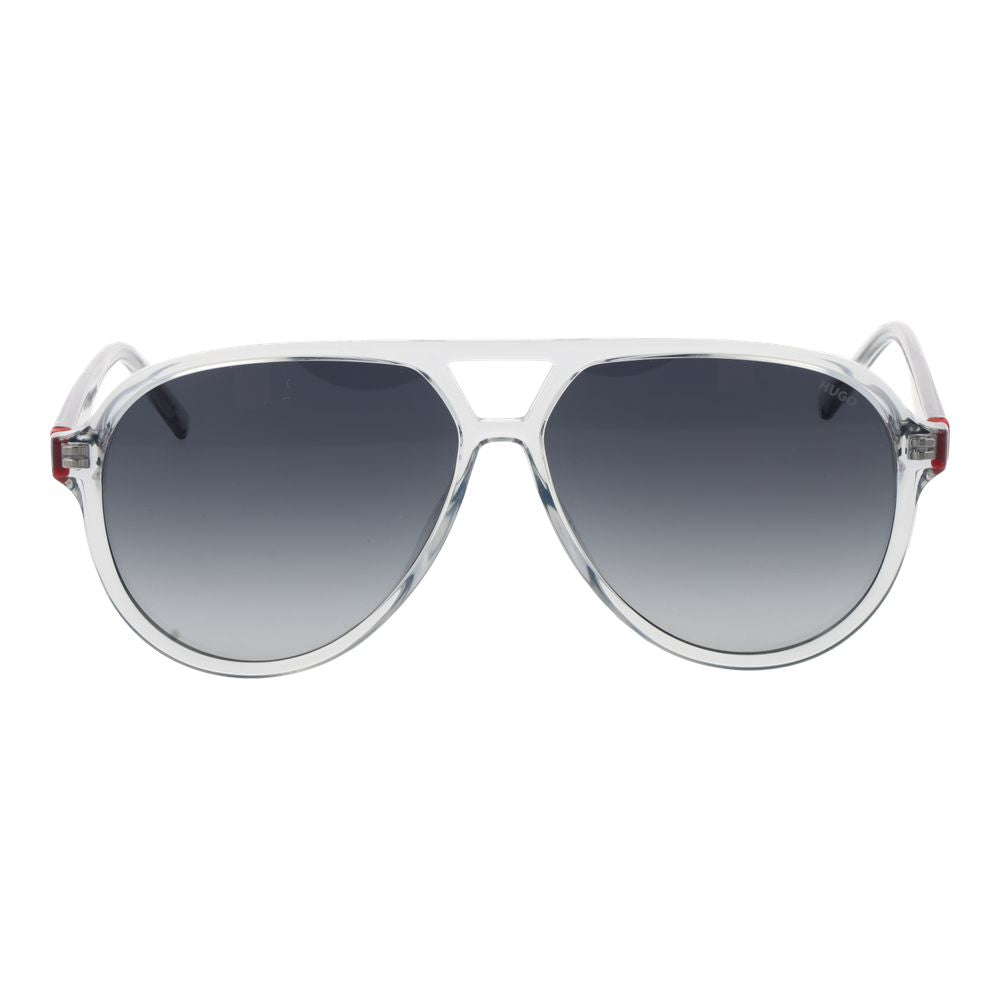 Hugo Boss Gray Stainless Steel Sunglasses