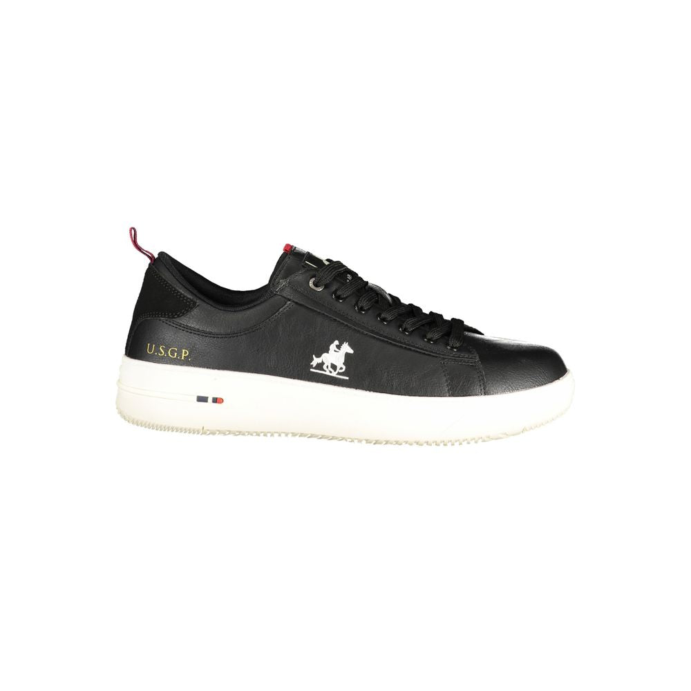 U.S. Grand Polo Black Polyester Sneaker