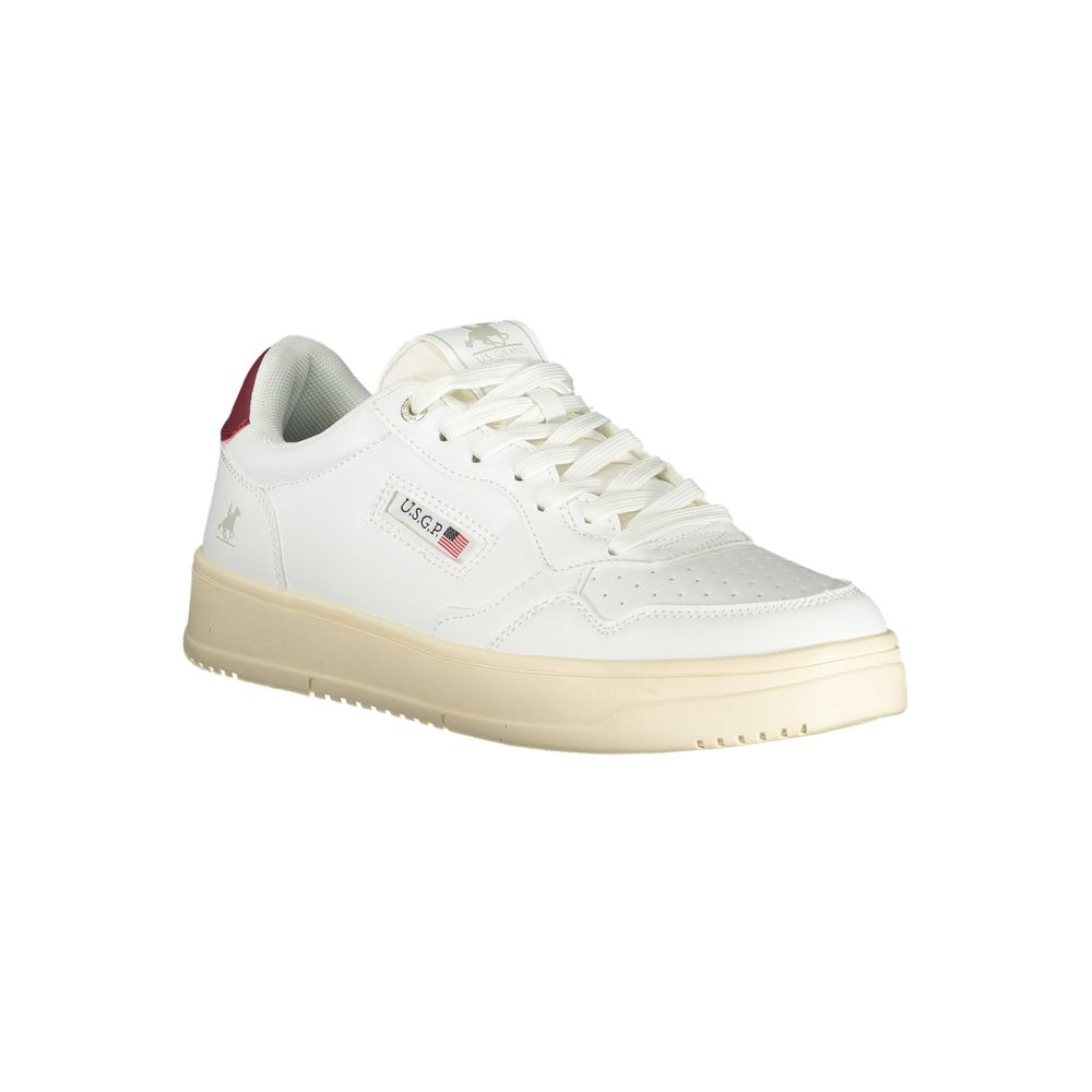 U.S. Grand Polo White Polyester Sneaker