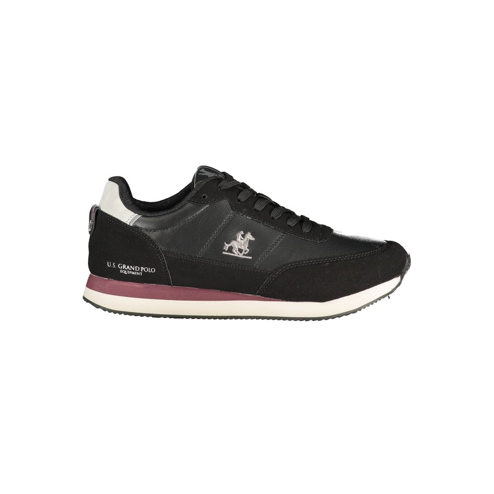 U.S. Grand Polo Black Polyurethane Men Sneaker