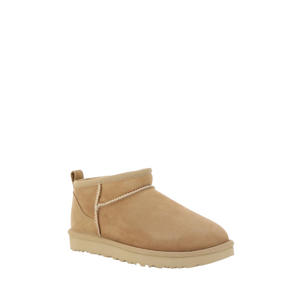 UGG Brown Rubber Ankle Boots