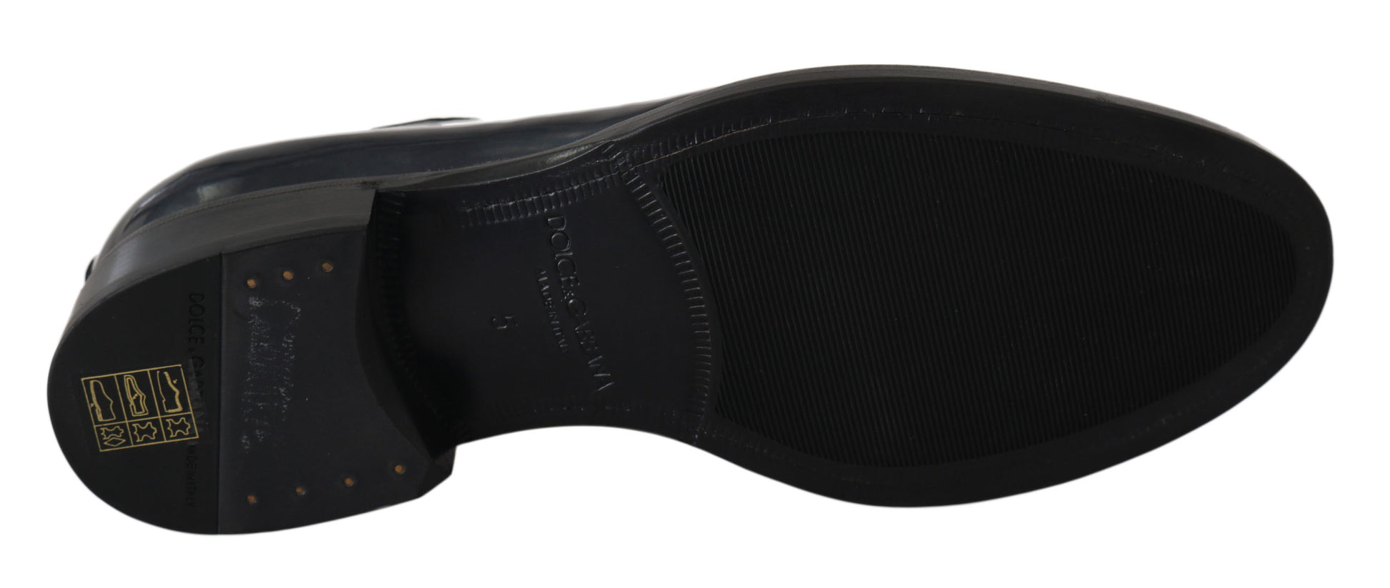 Blaue Derby-Schuhe aus Leder für formelle Anlässe